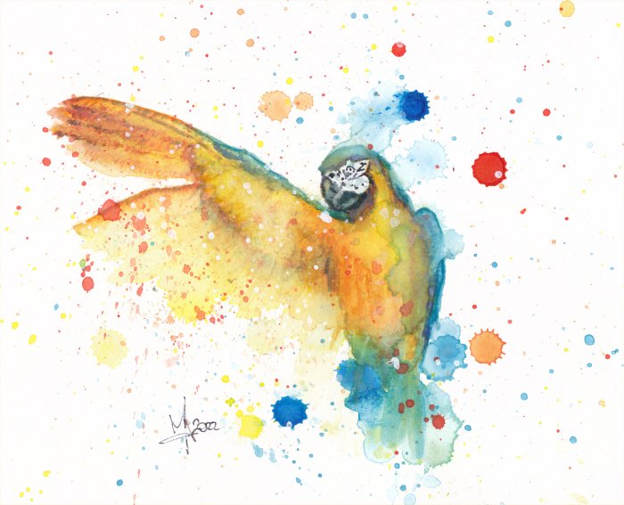 Painting of Parrot
